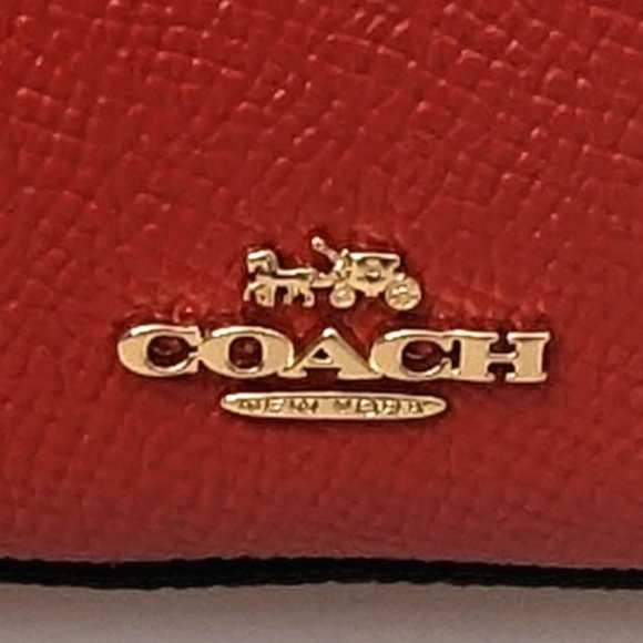 Coach Mini Katy Satchel Bag Charm Miami Red Key Fob - Picture 5 of 6